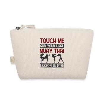 Thaiboxen Muay Thai - Bio-Täschchen - Natur - Vorne