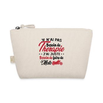 Pas besoin de thérapie besoin de faire de la Moto - Trousse biologique - nature - Devant