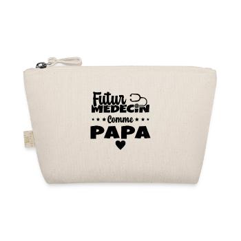 Futur Médecin Comme Papa Humour Docteur - Trousse biologique - nature - Devant