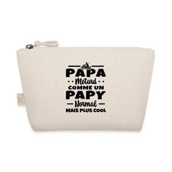 Homme Papa Motard Humour Cadeau motocycliste - Trousse biologique - nature - Devant