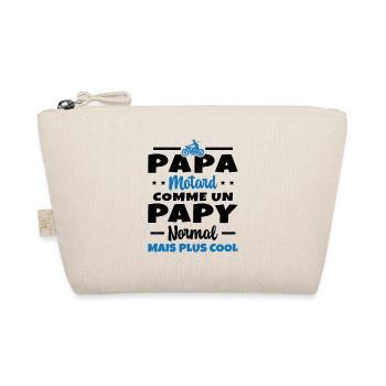 Homme Papa Motard Humour Cadeau motocycliste - Trousse biologique - nature - Devant