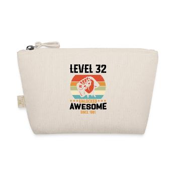Level 32 complete 1991 Birthday Gift - Organic Pouch - nature - Front