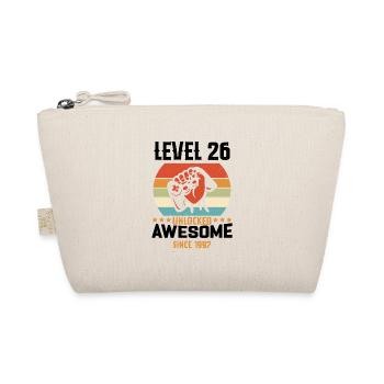 Level 26 Complete 1997 Birthday Gift - Organic Pouch - nature - Front