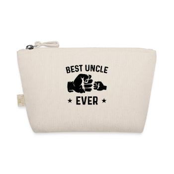 Bester Onkel der Welt Nichte Neffe Geschenk - Bio-Täschchen - Natur - Vorne