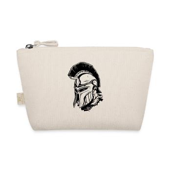 Spartan Warrior Sparta Head - Organic Pouch - nature - Front
