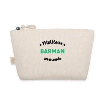 Le meilleur barman au monde Cadeau Papa Papi Homme - Trousse biologique - nature - Devant