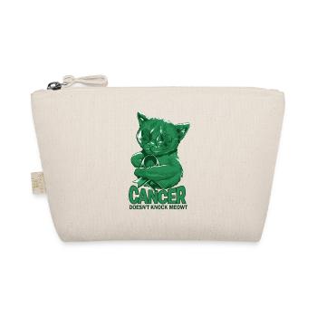Cancer does not defeat liver cancer - Organic Pouch - nature - Front