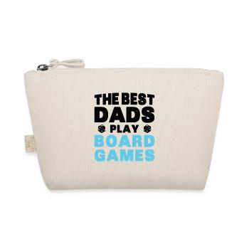 Meilleurs Pères Jouent Jeux de Plateau Cadeau - Trousse biologique - nature - Devant
