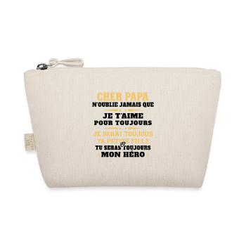 Homme Humour Papa Cadeau Papa Anniversaire - Trousse biologique - nature - Devant