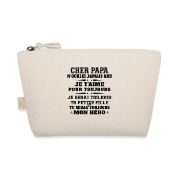 Homme Humour Papa Cadeau Papa Anniversaire - Trousse biologique - nature - Devant