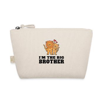 Ich bin der große Bruder - der zukünftige große Bruder - Bio-Täschchen - Natur - Vorne