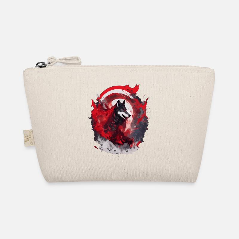 Wolfsblut Japan Wolfs Kunst - Bio-Täschchen - Natur