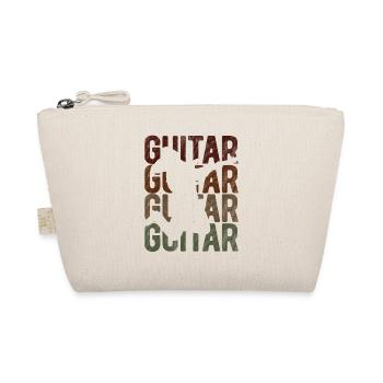 Akustik Spruch Für E-Gitarre Konzert Gitarre - Bio-Täschchen - Natur - Vorne
