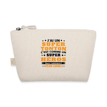 J'ai un super tonton mais carrément plus cool - Trousse biologique - nature - Devant