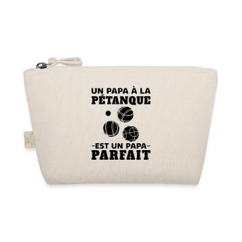 Un Papa à la Pétanque est un Papa Parfait - Trousse biologique - nature - Devant