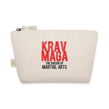 Israelischer Kampfsport Krav Maga - Bio-Täschchen - Natur - Vorne