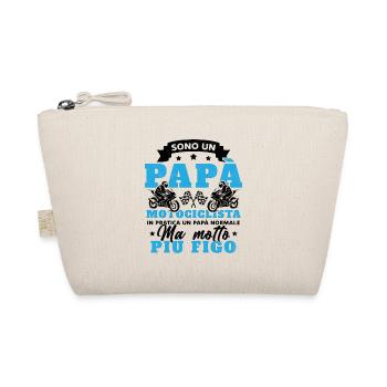 Un père motard et un père normal plus cool - Trousse biologique - nature - Devant