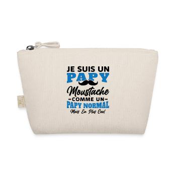 Un papy moustache comme un papy normal - Trousse biologique - nature - Devant