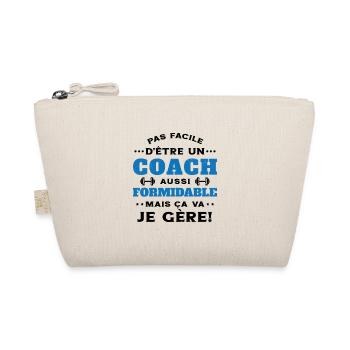 Coach Formidable Je Gère Idée Cadeau Humour - Trousse biologique - nature - Devant