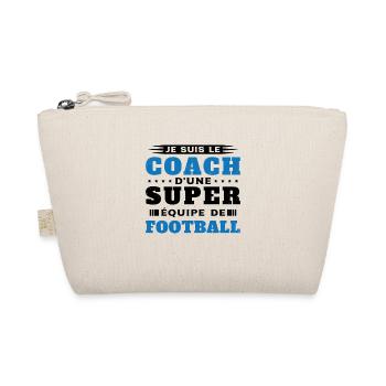 Cadeau Coach Équipe Football - Entraîneur Sportif - Trousse biologique - nature - Devant