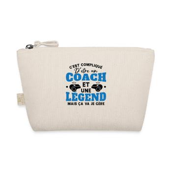 Coach De Légende Humour Coaching Sportif Cadeau - Trousse biologique - nature - Devant