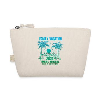 Summer holidays with the family Creating memories - Organic Pouch - nature - Front