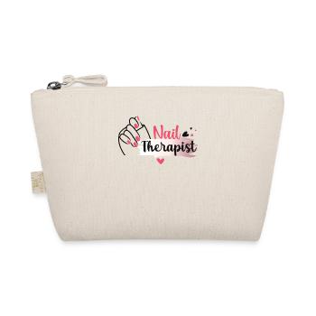 Nail Therapist Funny Nail Art Nail Tech - Organic Pouch - nature - Front