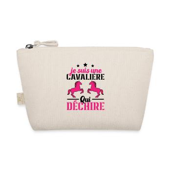 Je Suis Une Cavalière Qui Déchire Cadeau - Trousse biologique - nature - Devant