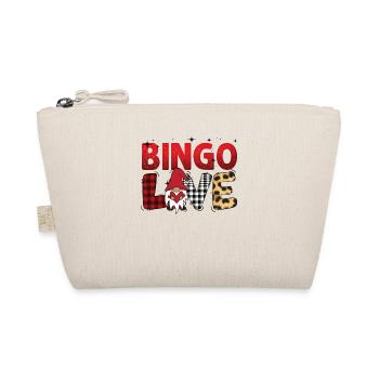 Bingo Liebe Büffel Plaid Gnom Bingo - Bio-Täschchen - Natur - Vorne