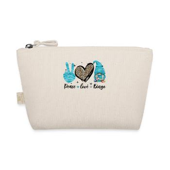 Peace Love Bingo - Organic Pouch - nature - Front