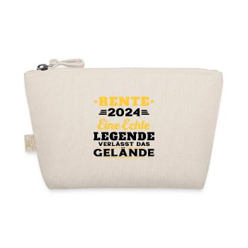 Humor Geschenk Rentner 2024, Rentner Im Jahr 2024 - Bio-Täschchen - Natur - Vorne