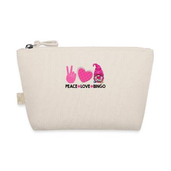 Peace Love Bingo - Organic Pouch - nature - Front
