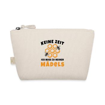 Keine Zeit Ich Muss Zu Meinen Mädels Imker Bienen - Bio-Täschchen - Natur - Vorne