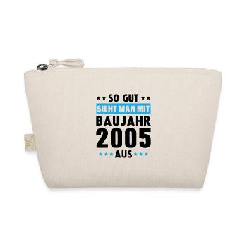 Geschenk Geburtstag 2005 Frau Mann Geschenkidee - Bio-Täschchen - Natur - Vorne