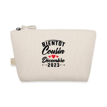 Bientôt Cousin Décembre 2023, Annonce Grossesse - Trousse biologique - nature - Devant