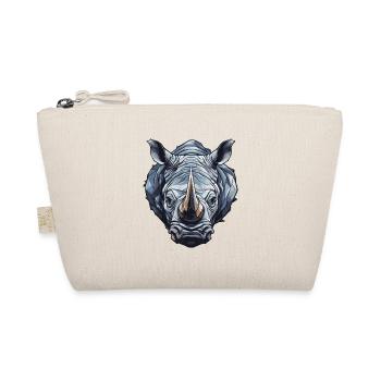 Rhinoceros Portrait - Organic Pouch - nature - Front