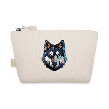 Husky Dog Portrait - Organic Pouch - nature - Front