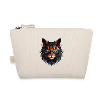 Tête de portrait de chat - Trousse biologique - nature - Devant