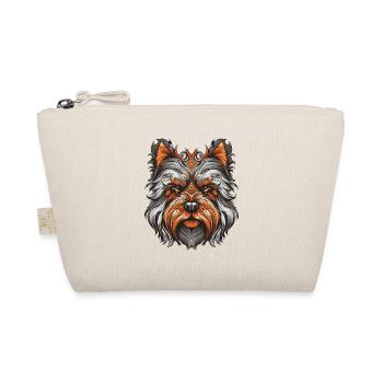 Yorkshire Terrier Hund Portrait - Bio-Täschchen - Natur - Vorne