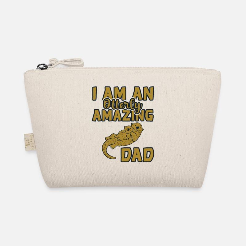 Otter Lover I Am An Otterly Amazing Dad Organic Pouch