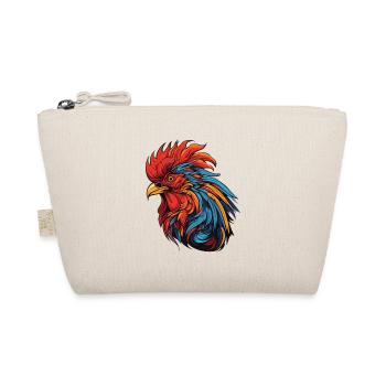 Rooster Portrait - Organic Pouch - nature - Front