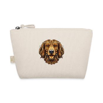 Portrait de chien Golden Retriever - Trousse biologique - nature - Devant
