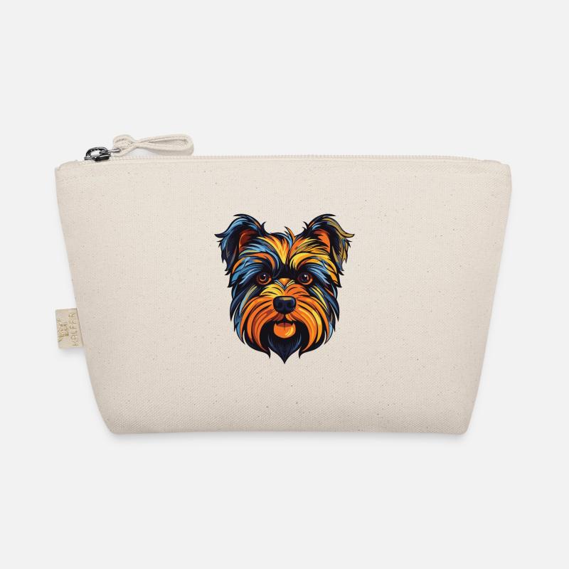 Yorkshire Terrier Hund Portrait Bio-Täschchen
