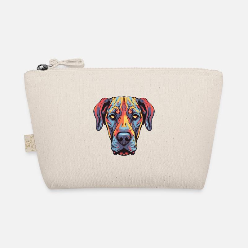 Great Dane Dog Portrait Organic Pouch
