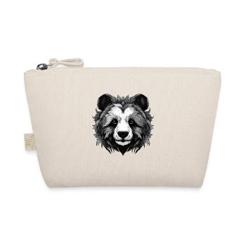 Panda Portrait - Bio-Täschchen - Natur - Vorne