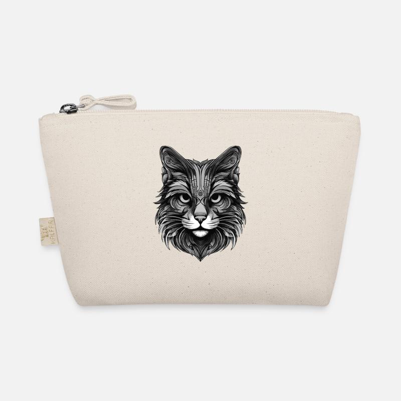Cat Portrait Organic Pouch
