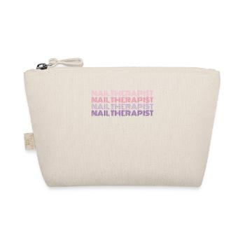 Nail Therapist Funny Nail Art Nail Tech - Organic Pouch - nature - Front