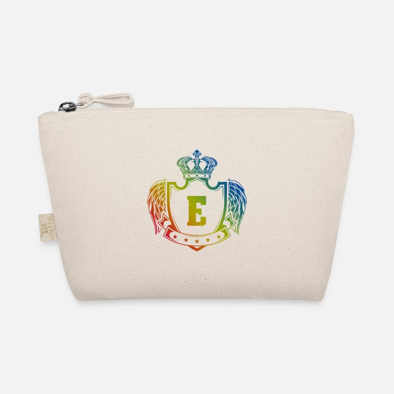 E Buchstabe Wappen Bio-Täschchen