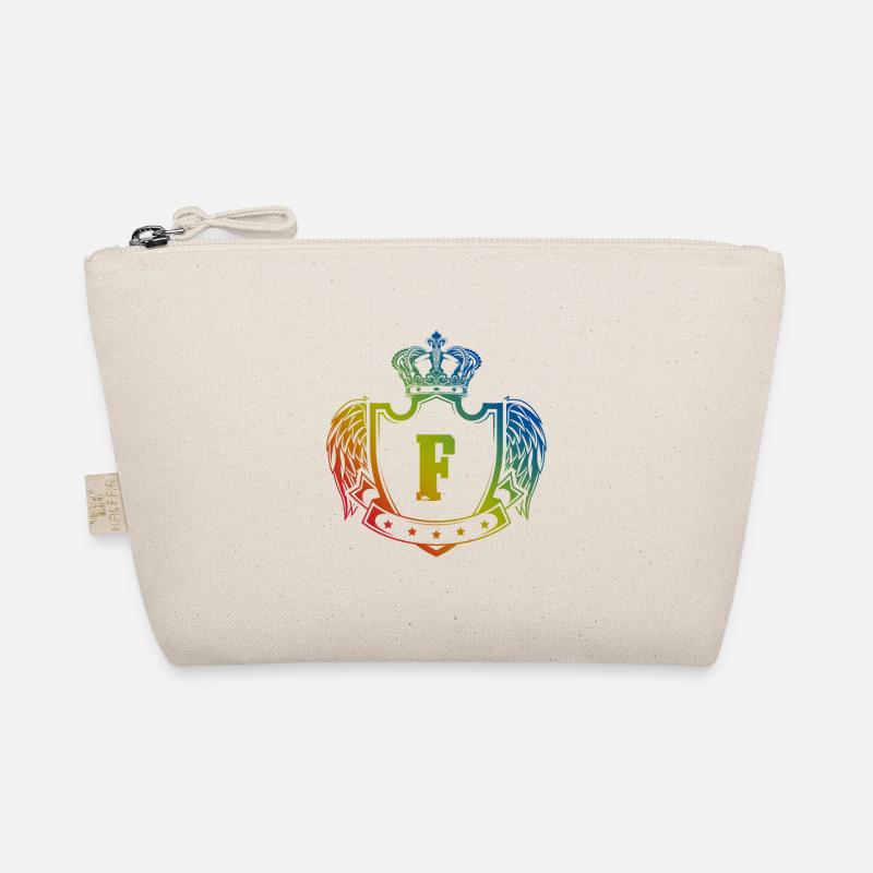 F Buchstabe Wappen Bio-Täschchen