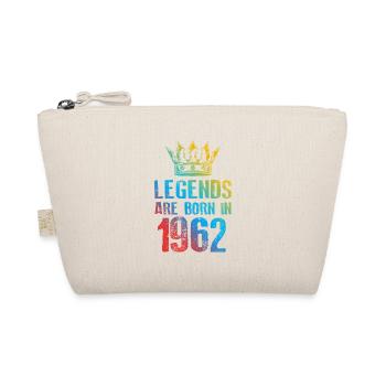 1962 legends born in - Bio-Täschchen - Natur - Vorne